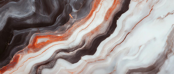 Poster - Spectacular banded patterns and textures found in metamorphic rock formations