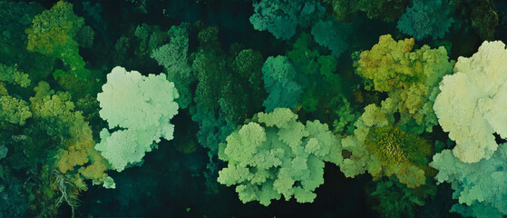 Poster - Vibrant green moss reveals intricate textures and patterns in a natural ecosystem
