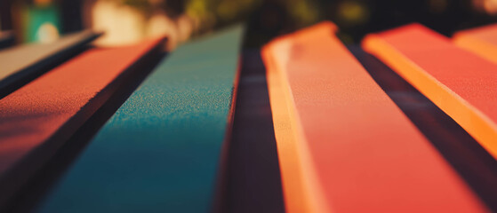 Aufkleber - Exploring the smooth texture and vibrant colors of powder-coated aluminum surfaces