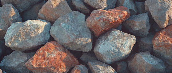 Poster - Exploring the intricate textures and colors of rock walls in natural settings