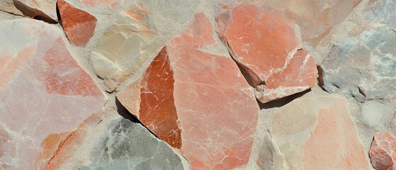 Poster - Exploring the unique granular texture and varied colors of sandstone