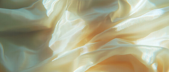 Poster - Luxurious silk bedding showcasing a smooth and soft texture ideal for comfort and elegance