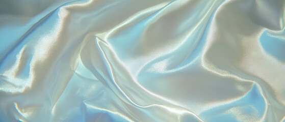 Poster - Luxurious silk bedding with a smooth texture providing comfort and elegance for restful nights