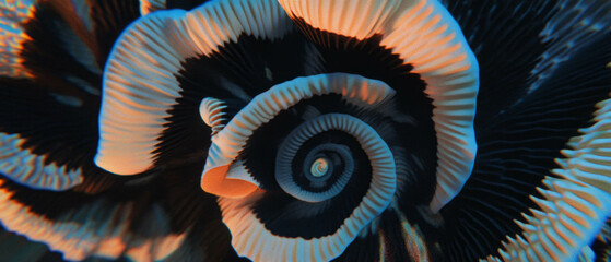 Poster - Explore mesmerizing spiral patterns with hypnotic rotating effects in vivid detail