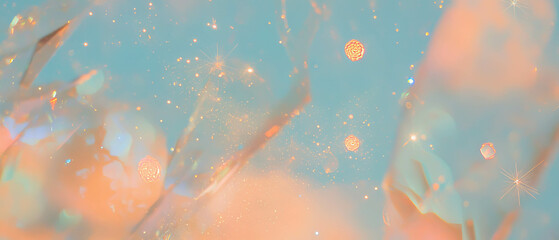 Poster - Star constellations with connecting lines and twinkling effects in a celestial backdrop