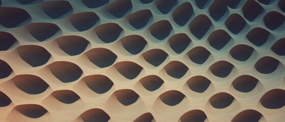 Poster - Intricate tessellated patterns create a sense of movement and depth in textured surfaces