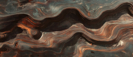 Poster - Exploring the intricate patterns and textures of tree bark in close detail