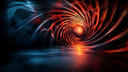Fototapete - Vibrant abstract diagonal lines digital space visual art futuristic environment abstract concept for dynamic appeal