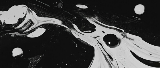 Aufkleber - Warp drive energy fields create diverse swirling patterns in distorted space