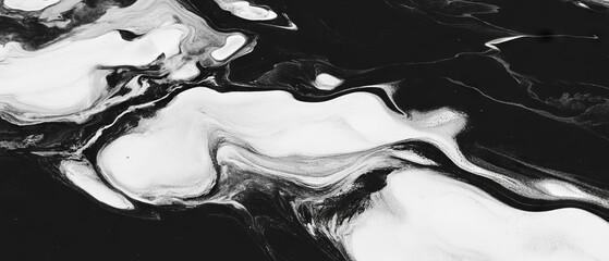 Aufkleber - Unique patterns of wet sand showcasing smooth textures and dark patches near the shoreline
