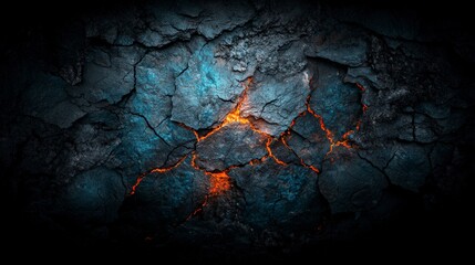 Poster - Dynamic splashes of shadowy hues spreading across a textured surface abstract art dark atmosphere high contrast