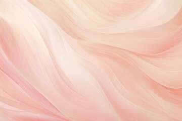 Aufkleber - Soft pink and beige waves flowing smoothly create an elegant abstract background