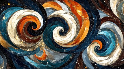 Wall Mural - a digital artwork depicting an abstract pattern background