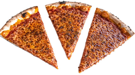 Poster - enjoying hot and spicy pizza slices generative ai
