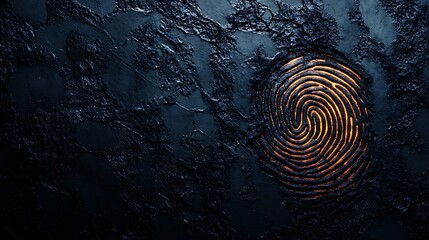 A digital black pattern on the surface of a single background