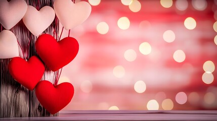 Aufkleber - Radiant multicolored LED heart lights arranged in a captivating pattern illuminating a soft dreamy backdrop perfect for setting the mood for Valentine s Day and romantic occasions