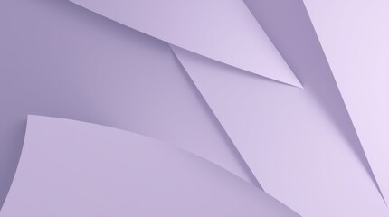 Leinwandbilder - Elegant interplay of soft lavender shapes creating a serene atmosphere ideal for minimalist design enthusiasts
