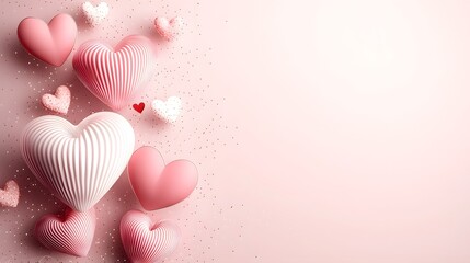 Aufkleber - Bright heart shaped LED lights in vivid mesmerizing colors arranged dynamically on a dark luminous backdrop creating a captivating and romantic atmosphere perfect for a special or intimate gathering