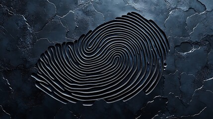 A digital black pattern on the surface of a single background