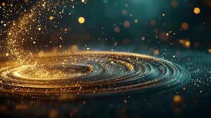 Poster - Conceptual of the complex processes involved in uranium enrichment for nuclear power the intricate quantum level interactions and technological advancements in this critical energy sector
