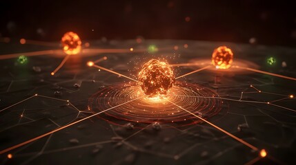 Poster - quantum simulation of nuclear fusion and element formation processes within stars focusing on the cr
