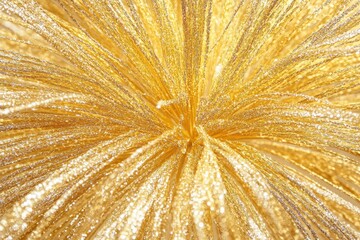 Poster - A detailed shot of a bright yellow flower with intricate details