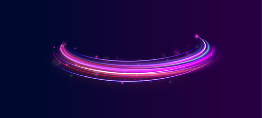 Wall Mural - laser beams luminous abstract sparkling isolated on a transparent background. abstract background in