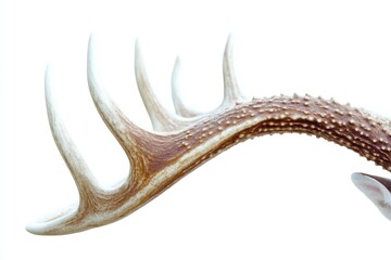 Aufkleber - A detailed view of a deer's antlers, ideal for wildlife or nature-themed projects