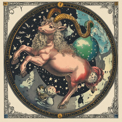 Wall Mural - illustration set of moon phases. different stages of moonlight activity in vintage engraving style. 