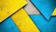 © Outkast - Abstract Geometric Pattern Yellow Blue Grey Texture