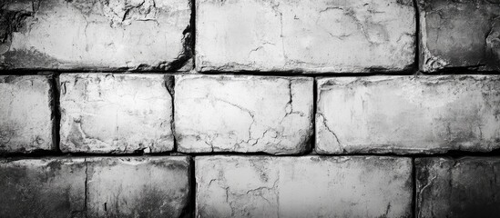 Poster - Textured white brick wall with soft shadows suitable for photography and design purposes providing a versatile backdrop option