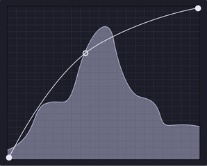 Poster - Sound wave form adjusting on a professional digital audio workstation software