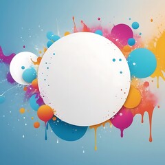 Poster - Abstract modern dynamic colors Minimalist background. Grainy  background style for Banner Wallpaper or phonix Theme. Ai Generated