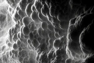 Poster - A group of clouds gather in the sky