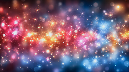 Poster - Celestial Fireworks Display 