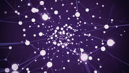 Aufkleber - Exploring the intricate connections of a data network in a digital universe