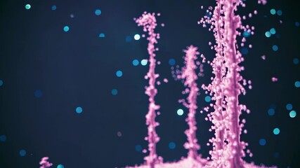 Aufkleber - Colorful sparks dance under shimmering lights at a nighttime celebration in a festive atmosphere
