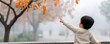 © IYearDesign - Child reaching out to play in a smog-filled park, PM 2.5 health risks visualized