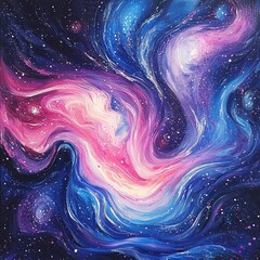 Fototapete - Vibrant colorful background with a textured pattern, blending gradients and abstract designs, perfect for creative projects.

