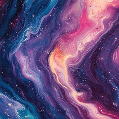 Fototapete - Vibrant colorful background with a textured pattern, blending gradients and abstract designs, perfect for creative projects.

