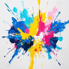 Fototapete - Vibrant colorful background with a textured pattern, blending gradients and abstract designs, perfect for creative projects.

