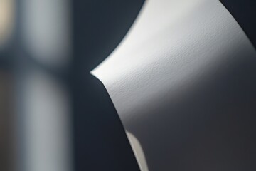 Aufkleber - A close-up of a blank sheet of paper with a subtle texture