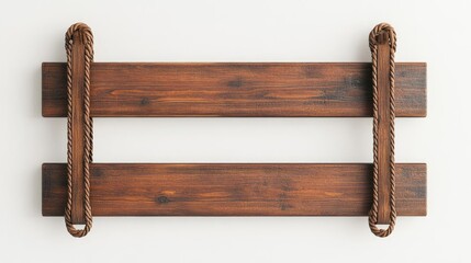 Poster - Stylish Coat Racks Arranged on a White Background Generative AI