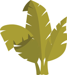 Poster - Lush green banana leaves create a vibrant tropical jungle atmosphere