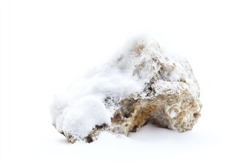 Poster - A rock covered in winter wonderland setting