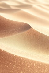 Poster - This artwork features a smooth gradient transitioning from warm sand tones to soft rose gold, radiating a subtle metallic sheen and inviting ample space for creative text overlay
