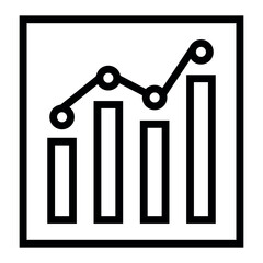 Poster - Analytics Chart Graph vector icon