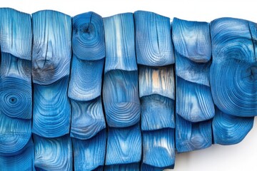Poster - A close-up shot of several blue ties, possibly used for corporate events or personal accessories