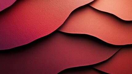 Poster - A close-up shot of a bunch of red paper sheets, ideal for background or texture use