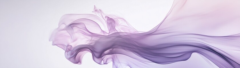 Poster - Soft lavender and misty gray tones merge seamlessly, creating a calming and sophisticated background. The minimalist design features ample blank space, perfect for text applications